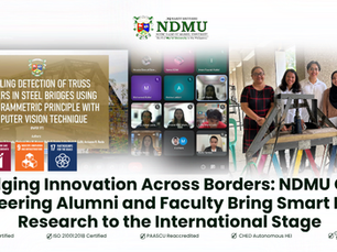 Bridging Innovation Across Borders: NDMU Civil Engineering Alumni and Faculty Bring Smart Bridge Research to the International Stage