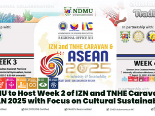 NDMU to Host Week 2 of IZN and TNHE Caravan & ASEAN 2025 with Focus on Cultural Sustainability