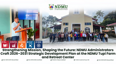Strengthening Mission, Shaping the Future: NDMU Administrators Craft 2026–2031 Strategic Development Plan at the NDMU Tupi Farm and Retreat Center
