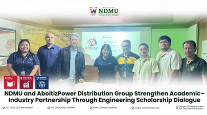 NDMU and AboitizPower Distribution Group Strengthen Academic–Industry Partnership Through Engineering Scholarship Dialogue