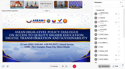 NDMU Selected Among Region XII’s 15 Official Delegates to ASEAN High-Level Policy Dialogue on Digital Transformation and Sustainability