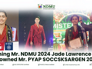 Reigning Mr. NDMU 2024 Jade Lawrence Ticar Crowned Mr. PYAP SOCCSKSARGEN 2025