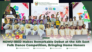NDMU-IBED Makes Remarkable Debut at the 4th Saot Folk Dance Competition, Bringing Home Honors