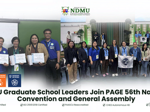 NDMU Graduate School Leaders Join Philippine Association for Graduate Education 56th National Convention and General Assembly