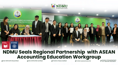 NDMU Seals Regional Partnership with ASEAN Accounting Education Workgroup