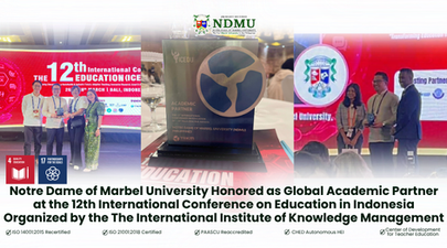 Notre Dame of Marbel University Honored as Global Academic Partner at the 12th International Conference on Education in Indonesia Organized by the The International Institute of Knowledge Management
