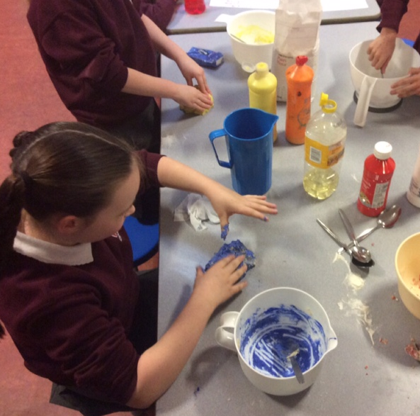 Making playdough