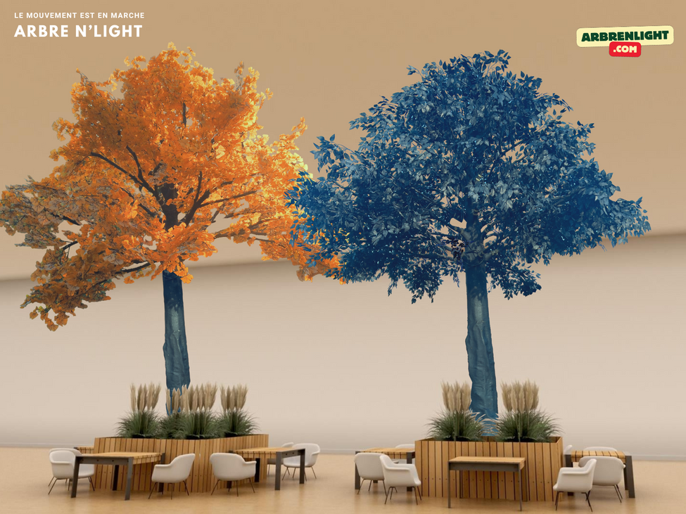 Arbre artificiel aménagement espace professionnel