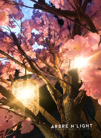 un arbre artificiel Cerisier rose ou blanc pour événementiel à Nantes