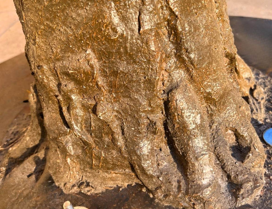 un érable lumineux led de 4,5m arbre artificiel pour la décoration d'un hôtel à Rennes