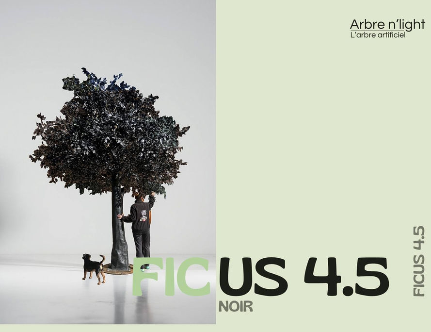un ficus noir de 4,5m arbre artificiel et faux arbres réalistes à Paris