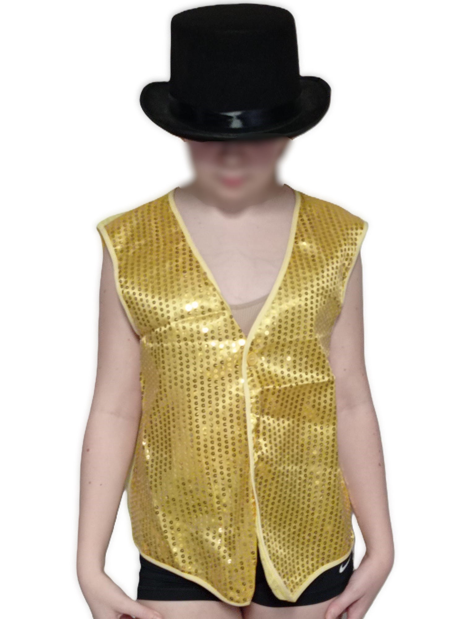 Gilet sans manche paillettes