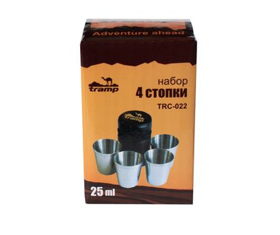Прев'ю: Набір 4 стопки Tramp 25 мл TRC-022