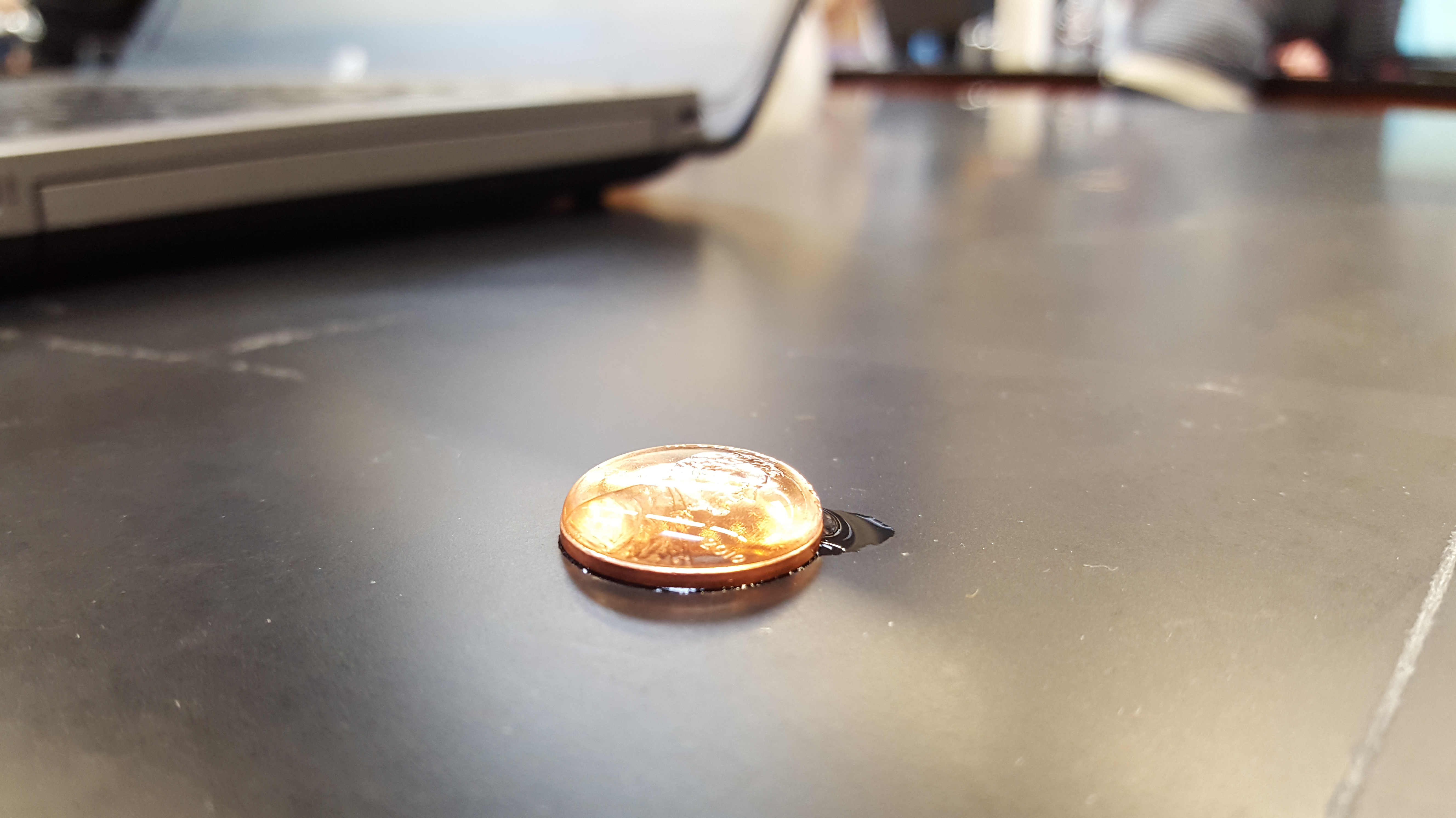 Surface Tension of Water Vs. Mineral Oil chemisbomb