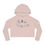 Thumbnail: "Wildflower" Women’s Cropped Hooded Sweatshirt
