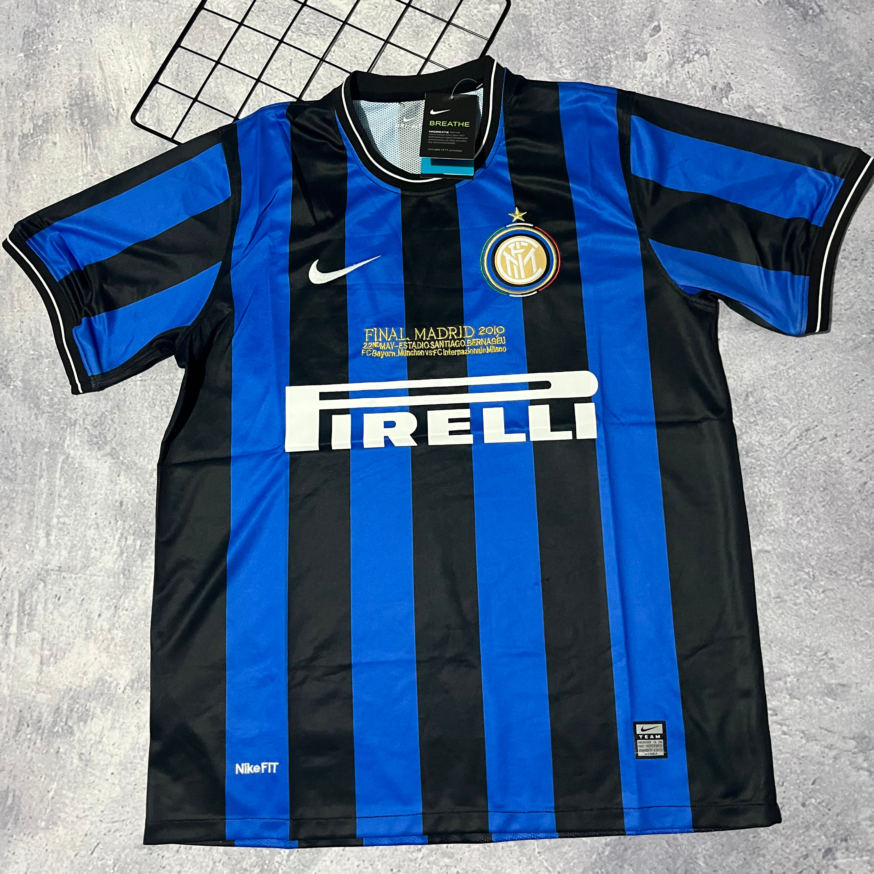 CAMISA INTER DE MILÃO 2009/10 RETRÔ
