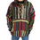 Thumbnail: Brush Cotton Patchwork Pullover Fleece Lined J706