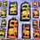 Thumbnail: Hand Carved Gold Paint Rajput Figures Chess Set