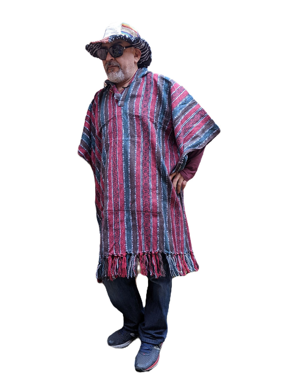 Thumbnail: Brush Cotton UNISEX Long Poncho