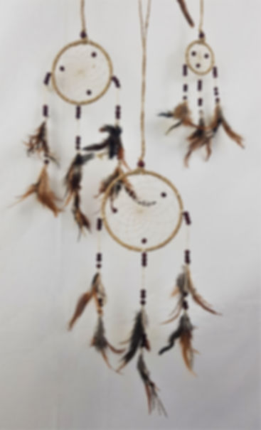 Large Natural Hemp Dreamcatcher