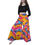 Thumbnail: Vibrant Tie Dye Rayon Flared PanelTrousers