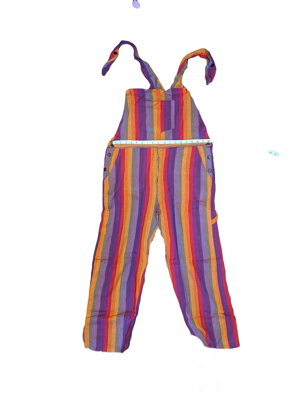Thumbnail: Rainbow Cotton Dungarees