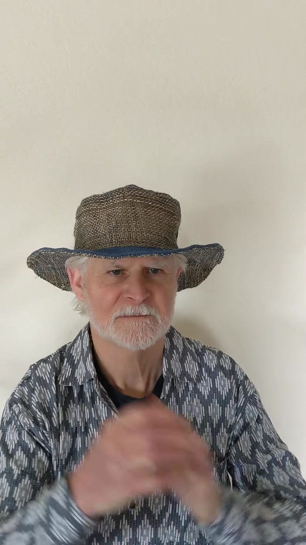 Thumbnail: Hemp Cotton Blue Colour with Two Tone Trim Flexible Brim Hat Unisex in 3 Colours