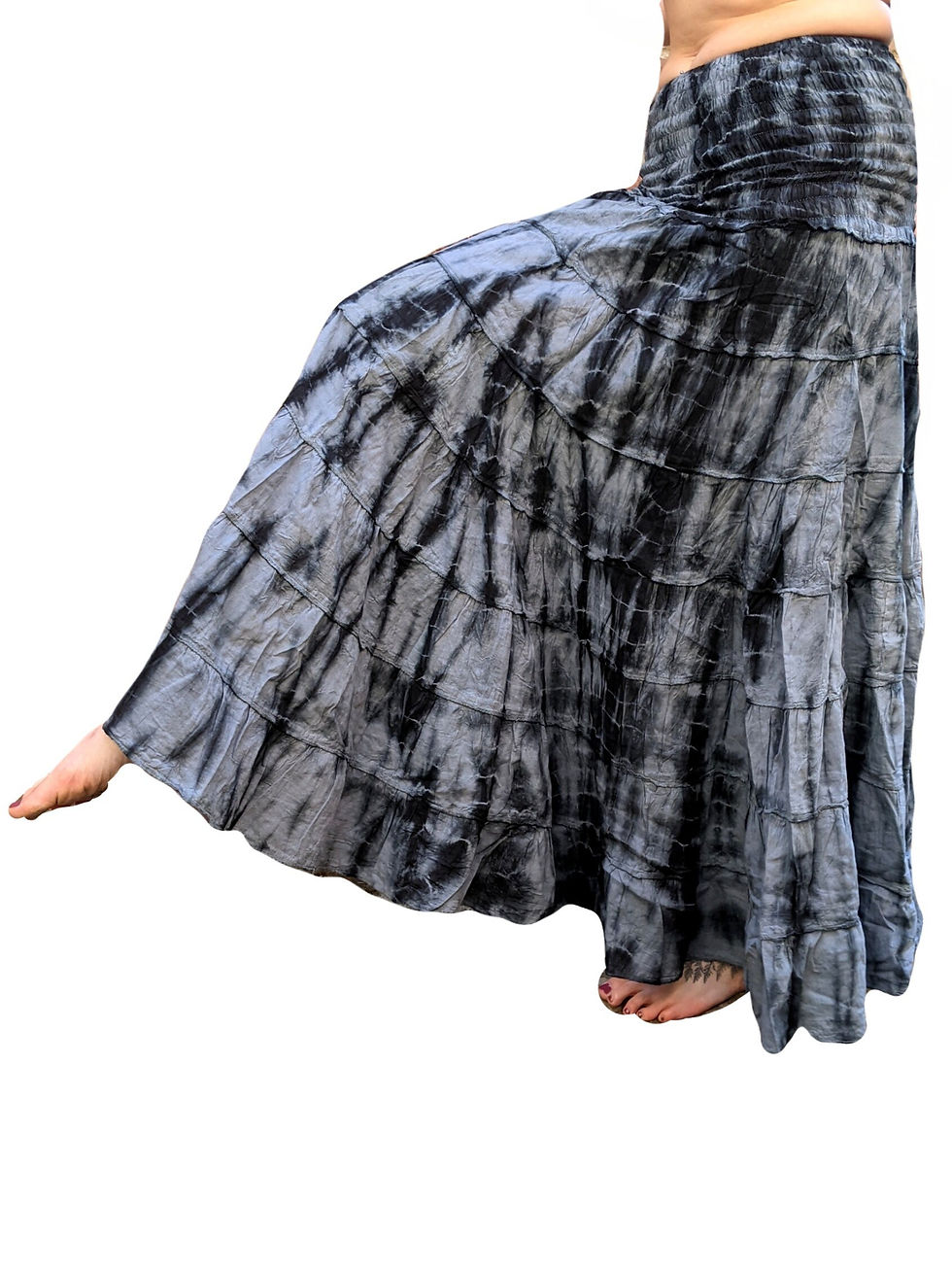 Thumbnail: Panel Tie Dye Skirt (in 4 Colours)