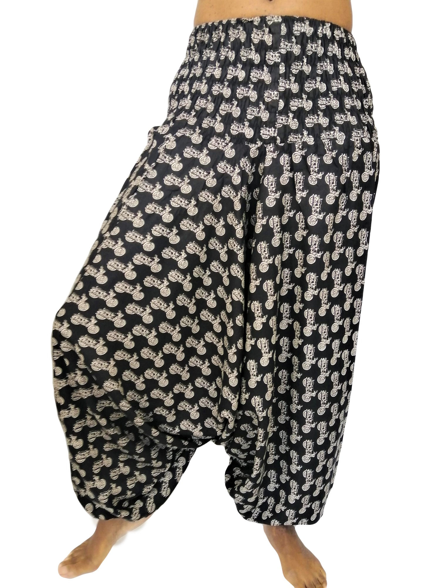 Motorbike Afghan/Hareem Unisex Trousers (In 2 Colours)