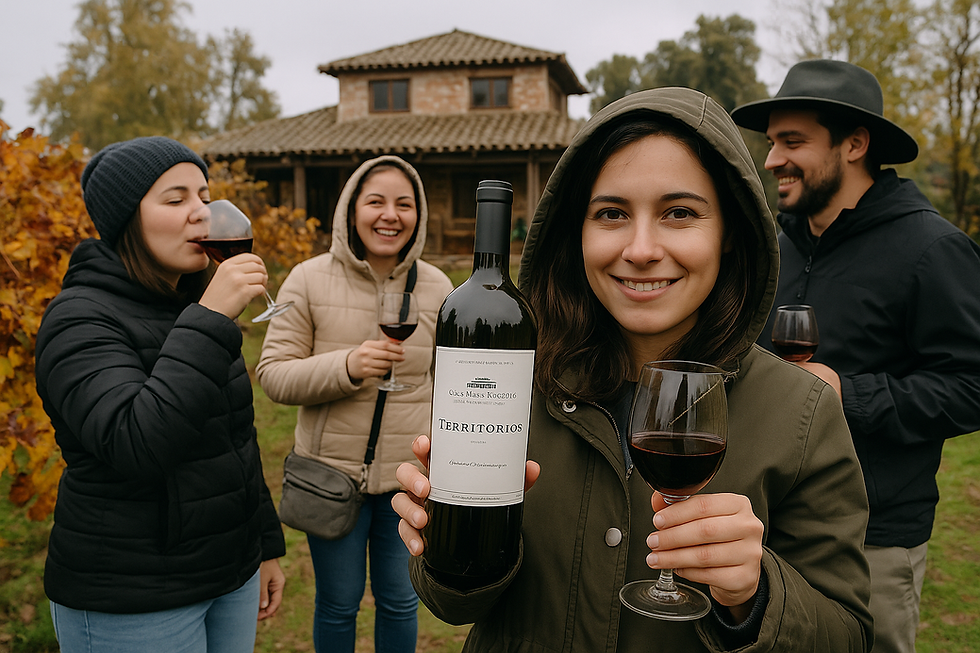 Miniatura: Territorios blend carmenere/cabernet sauvignon