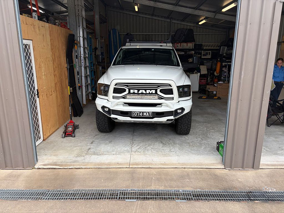 RAM 2500 project vehicle inspected by KME Vehicle Engineering