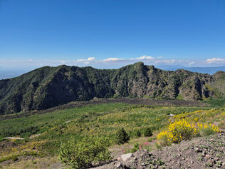 Monte Somma volcanic crater rim