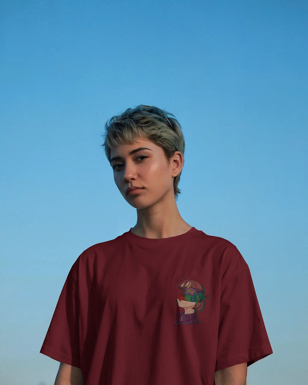 Thumbnail: Unisex Identity Erased Oversized T-shirt