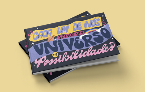Each one of us is a universe - Illustrated Lettering