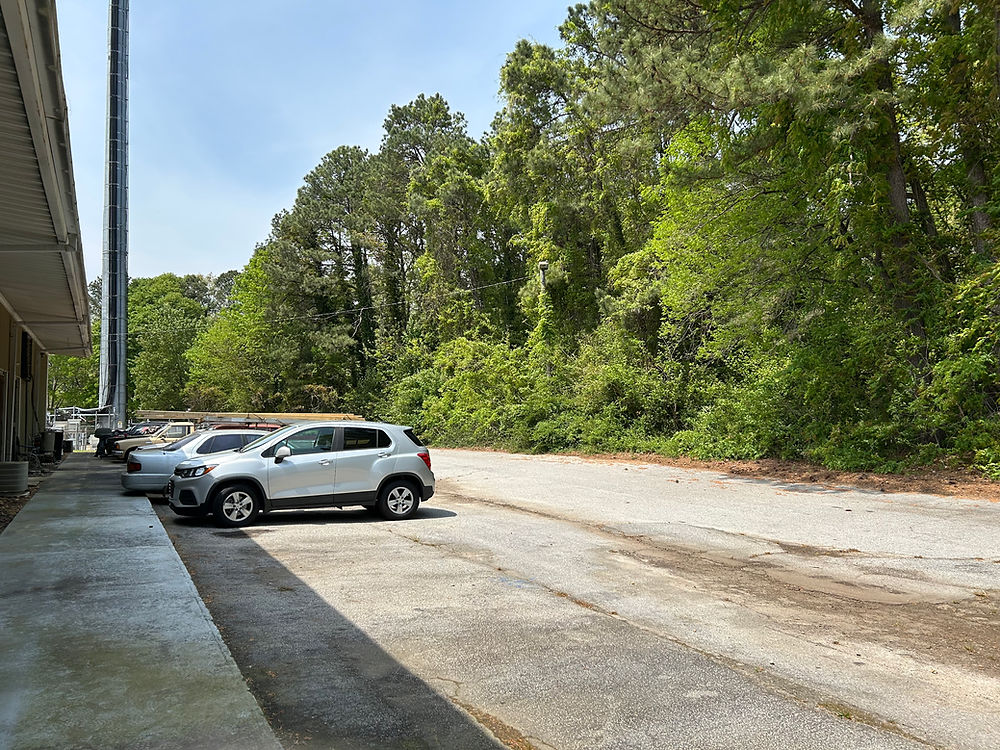 Industrial retail office building exterior in Decatur GA