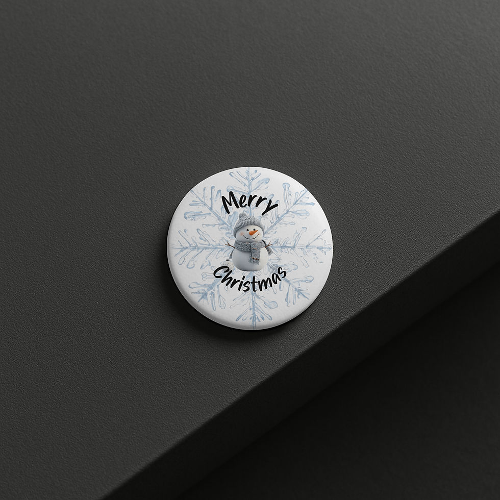 Xmas Snowfalke snowman