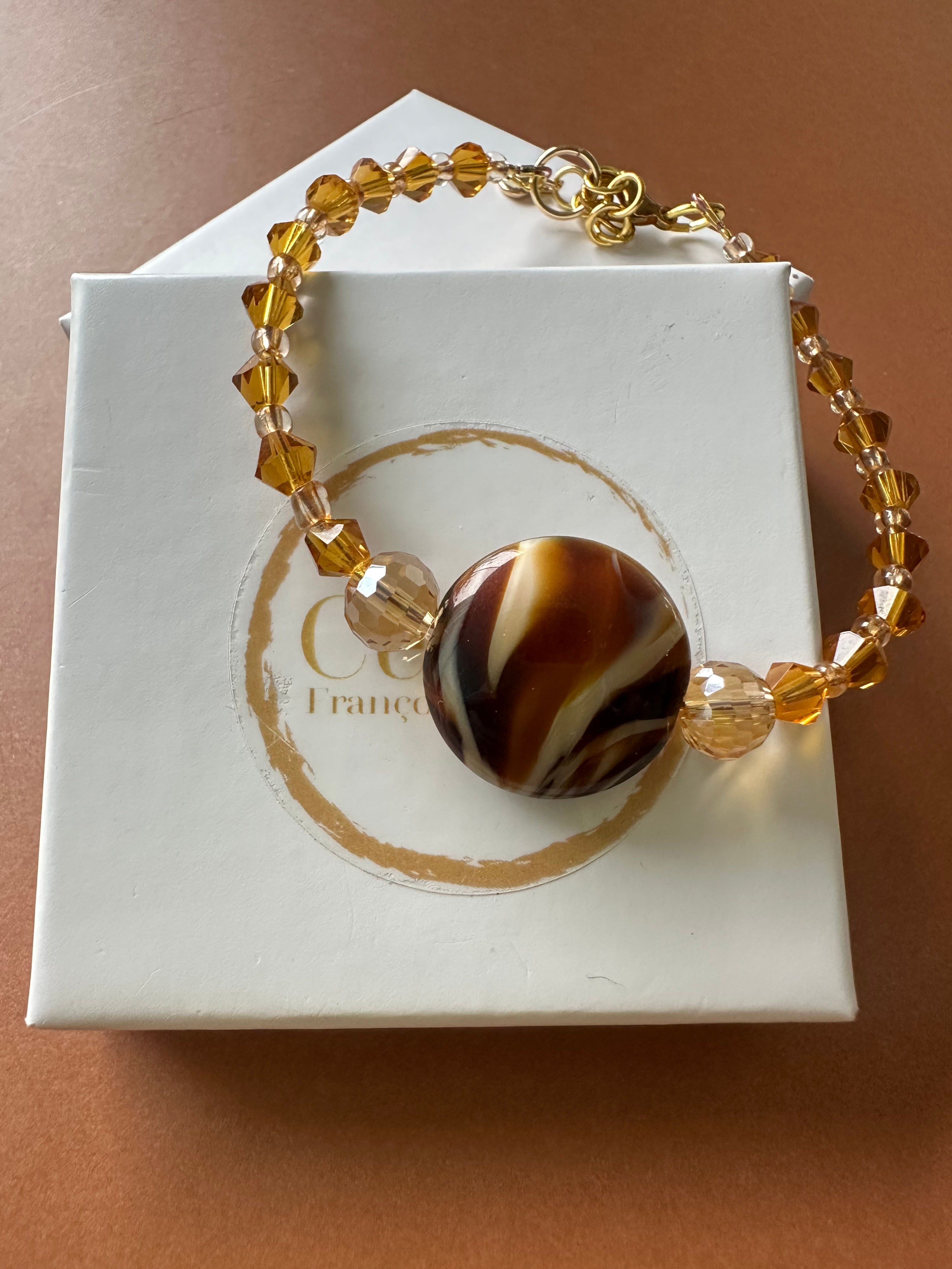 Armband Marrón Caramelo