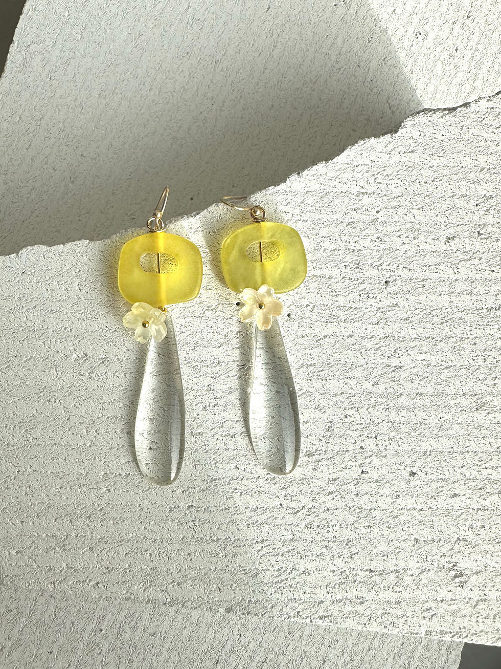 Thumbnail: Lime Limone by Cedille - Oorbellen 