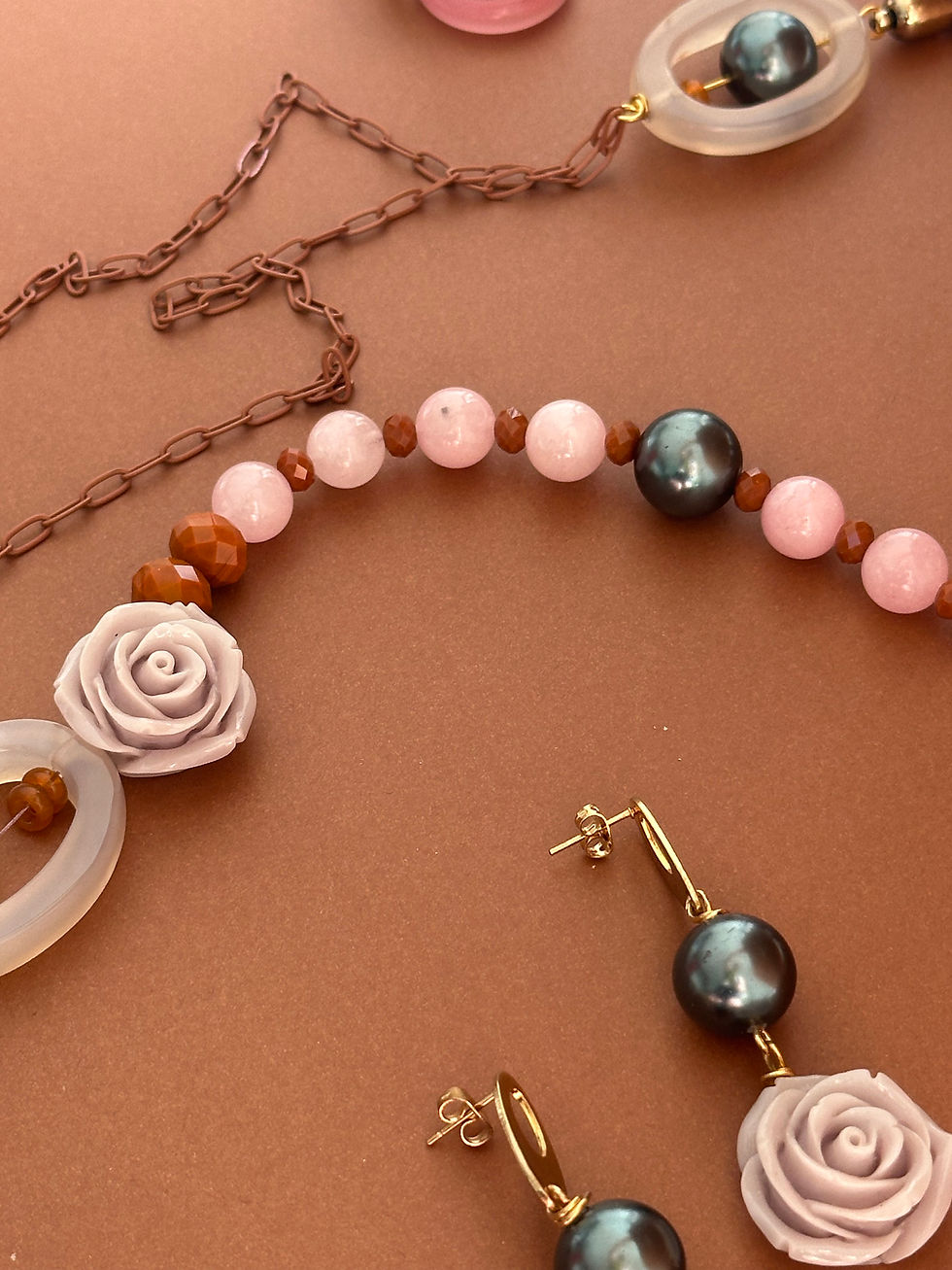 Thumbnail: Halsketting Rosa Pastel 
