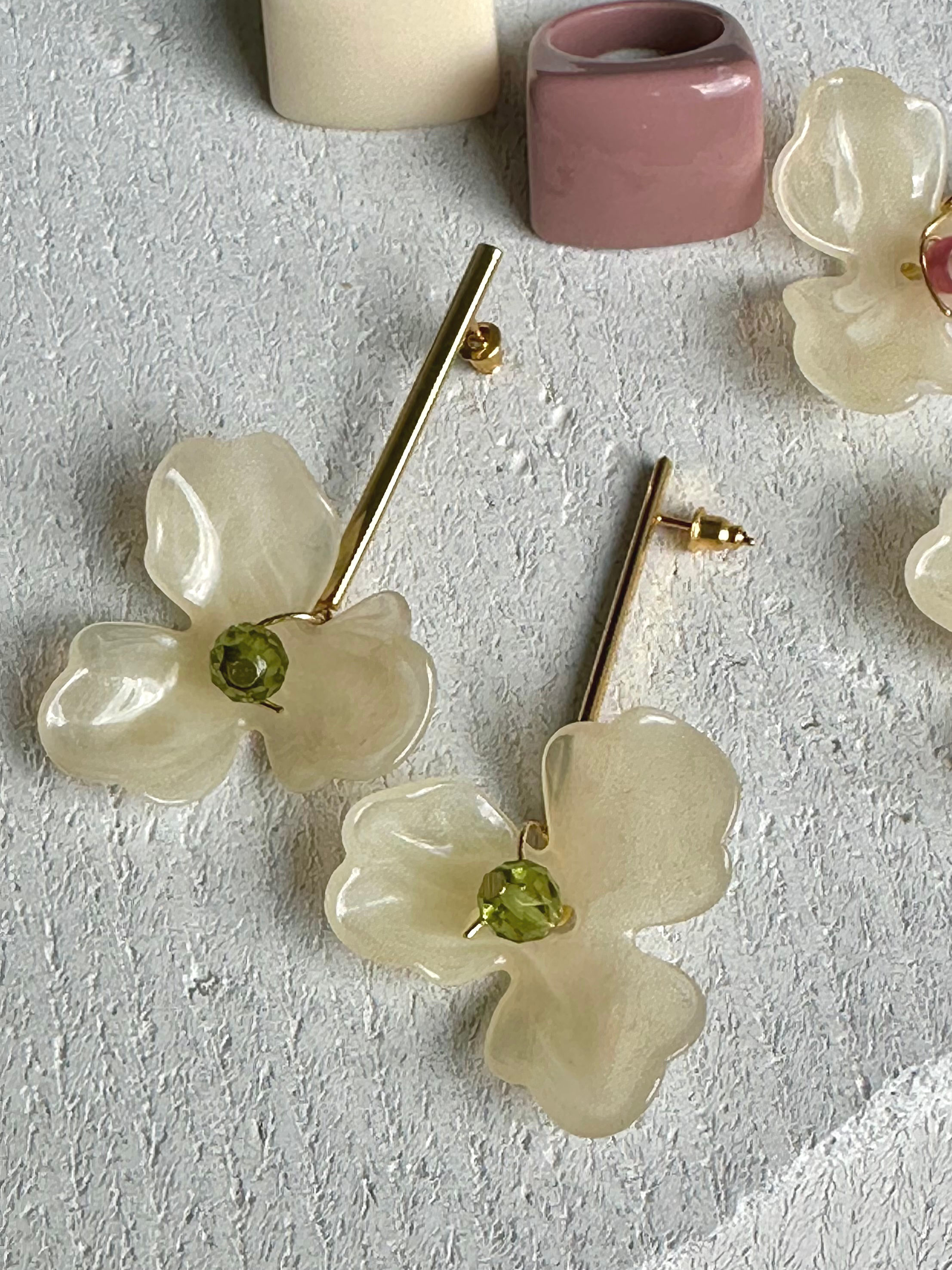 Liora Leaf by Cedille - Oorbellen