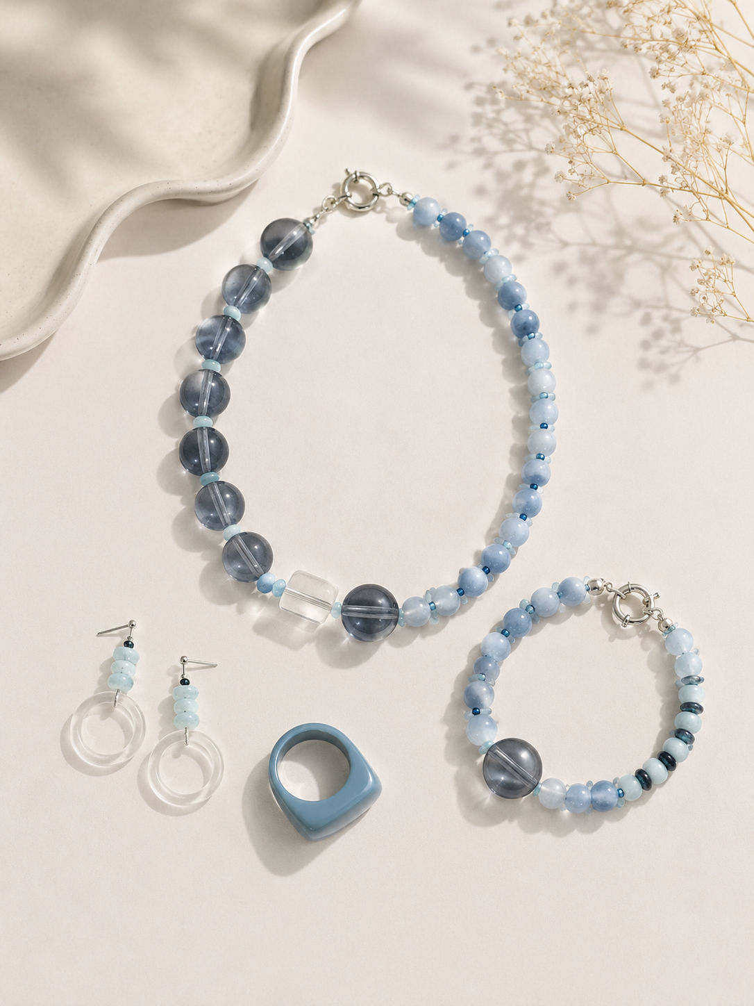 Sky Blue by Cedille - Setje van 4