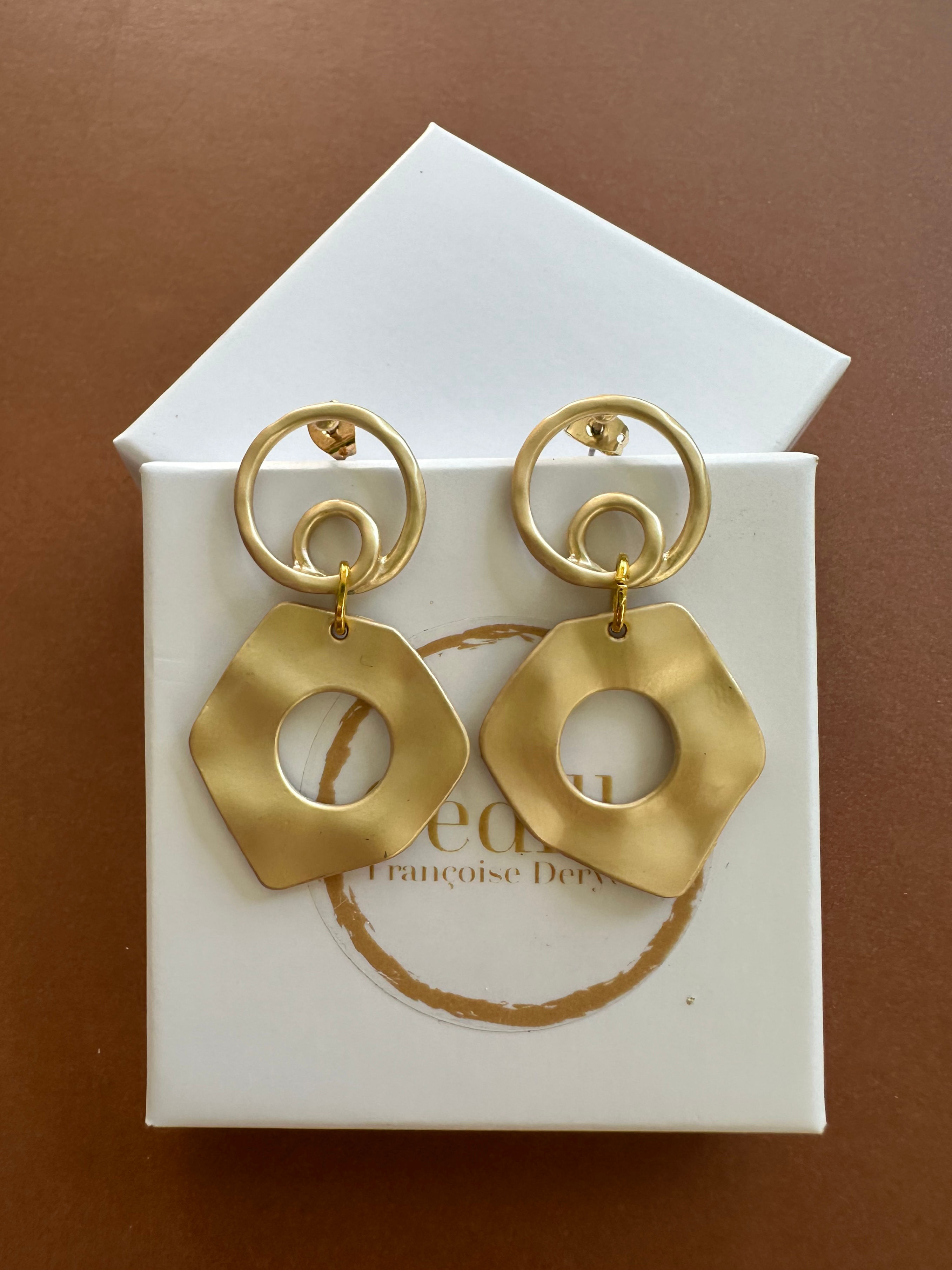 Oorbellen Oro de burbujas