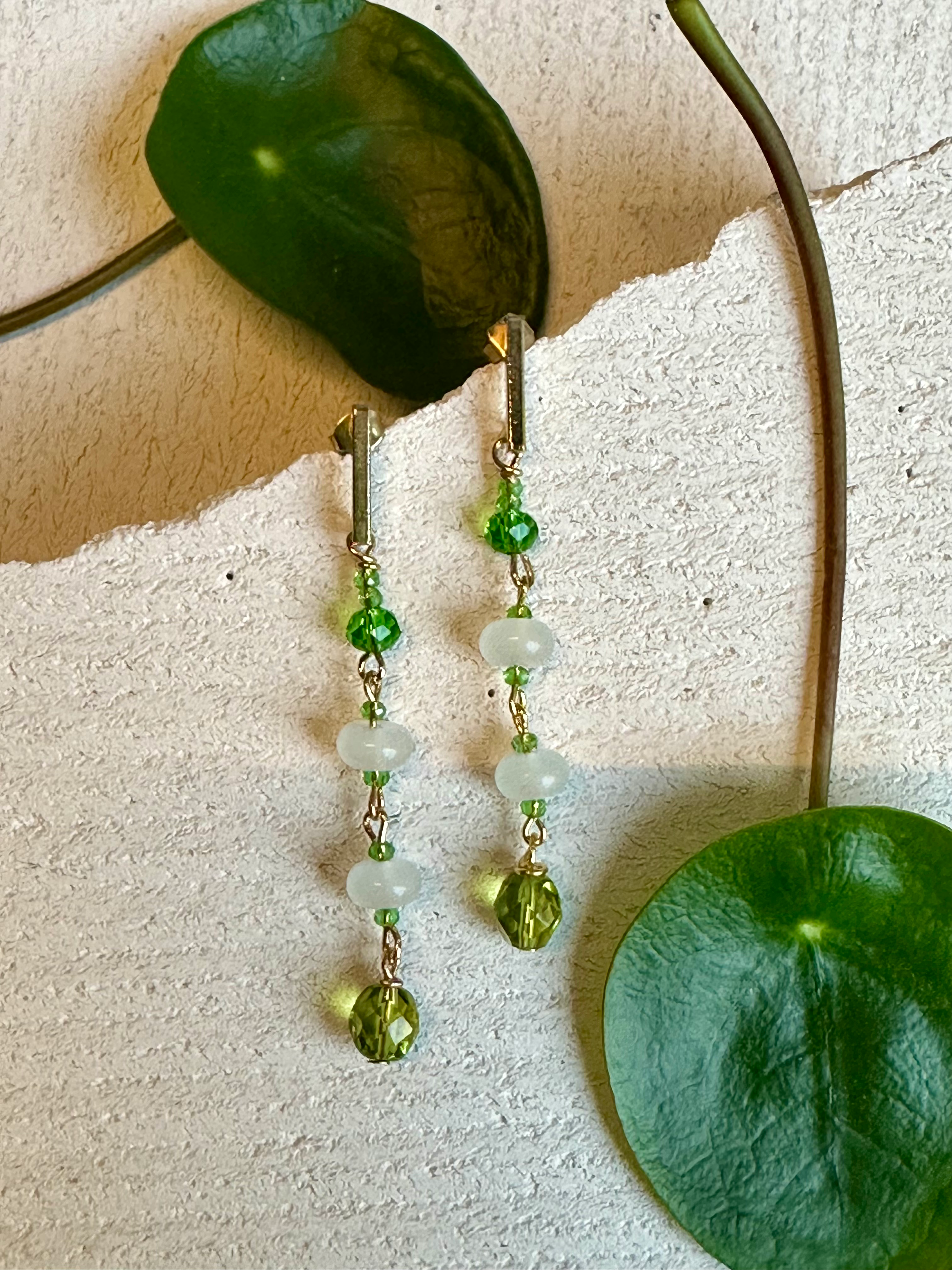 Liora Leaf by Cedille - Oorbellen 