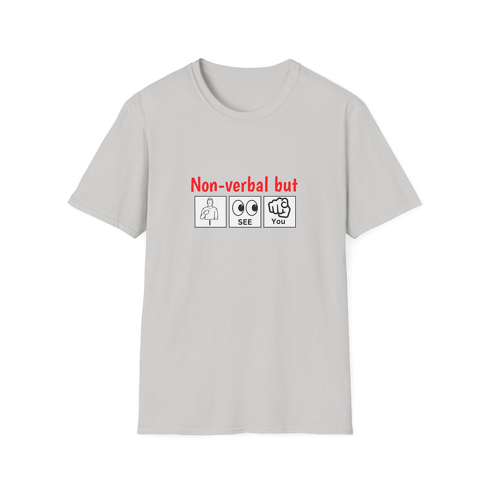 Thumbnail: Healing Hearts Non-Verbal Awareness T-Shirt - Autism Support