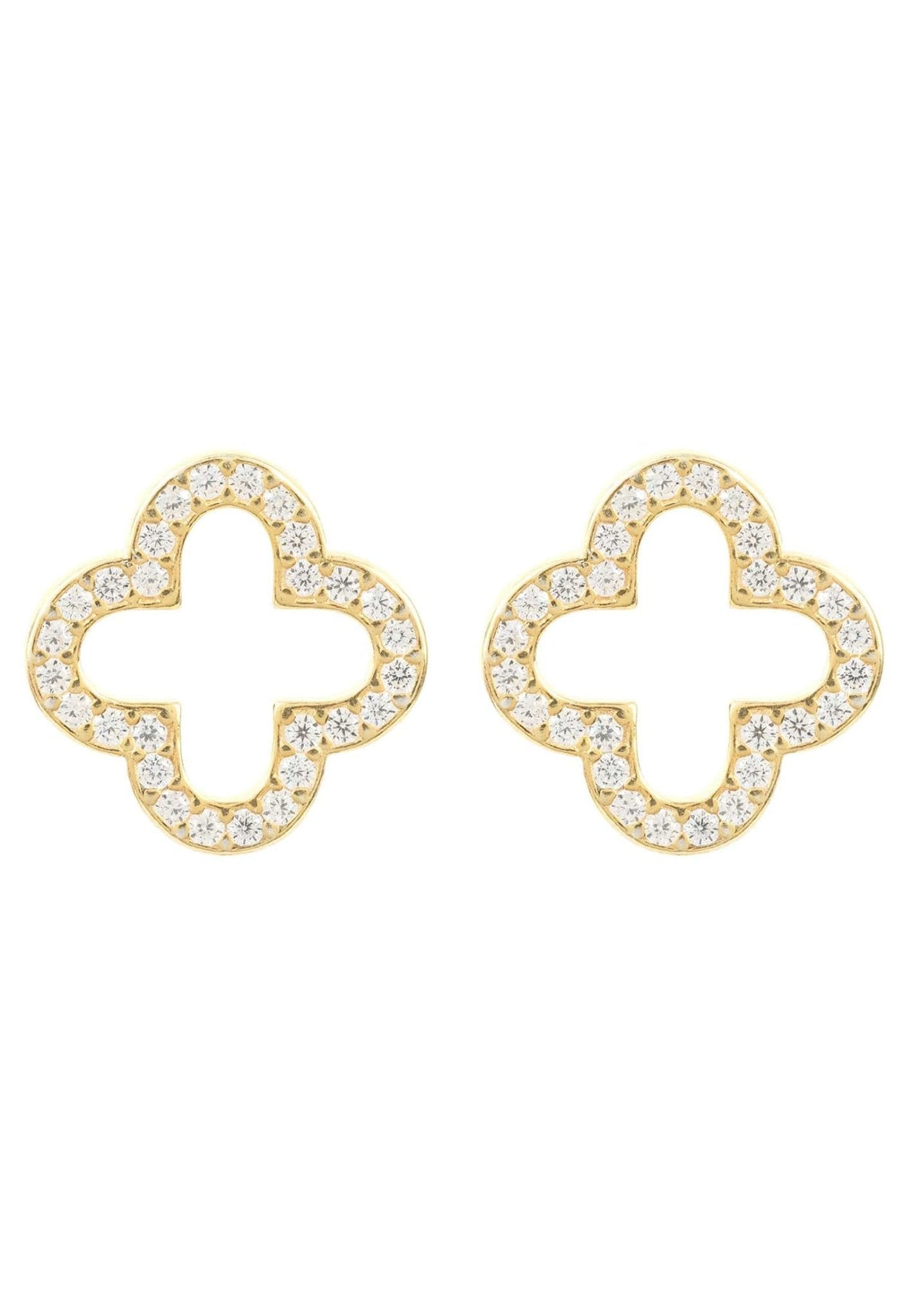 Open Clover Earrings