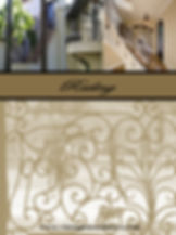 Catalog of custom iron railings for stairs and balconies