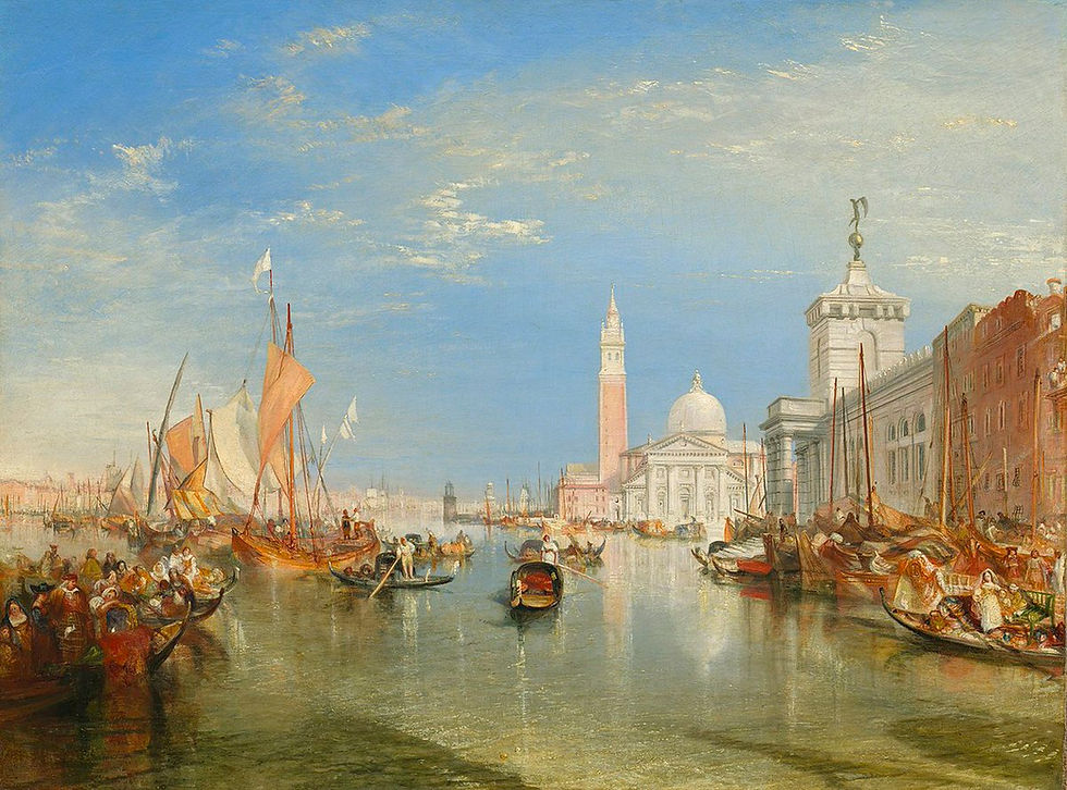 Joseph Mallord William Turner (1775-1851), "Venice: The Dogana and San Giorgio Maggiore"