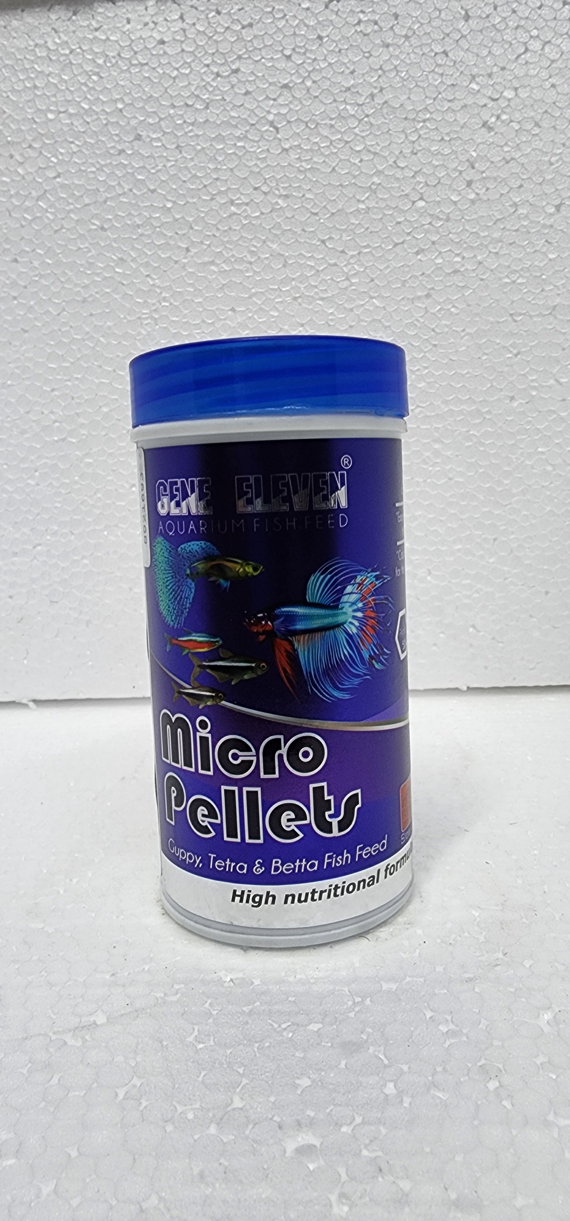 Micro Pellets 100gms fish food Glow Sinking Crumble