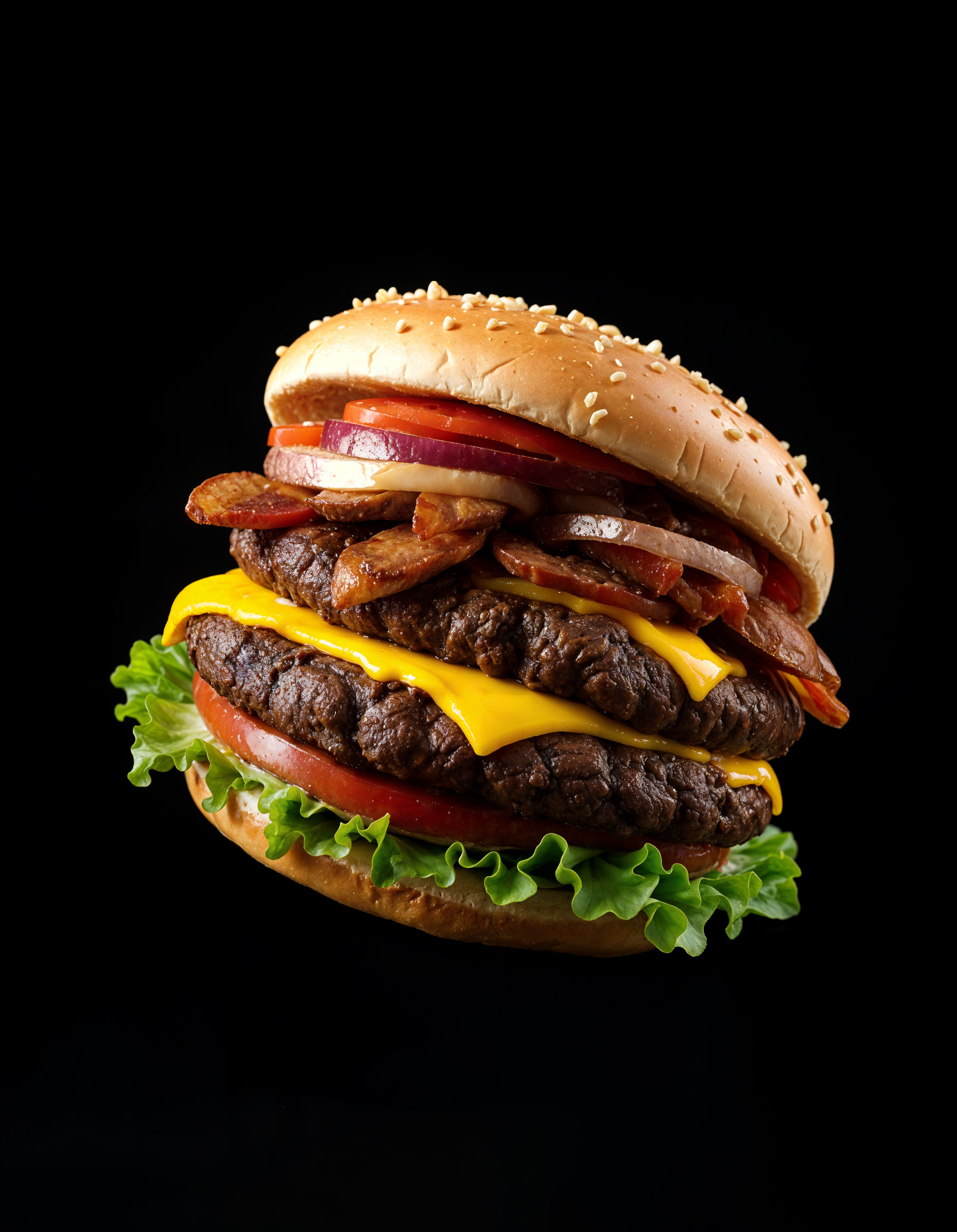 Arranged Food and Objects