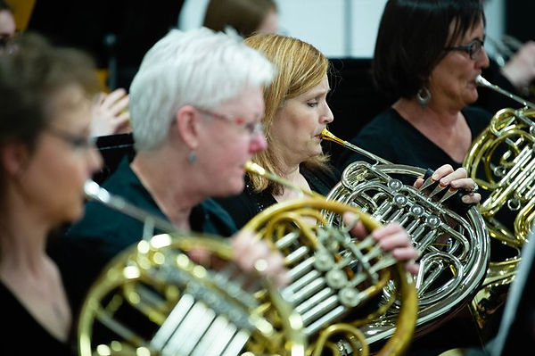 Photo of horn section